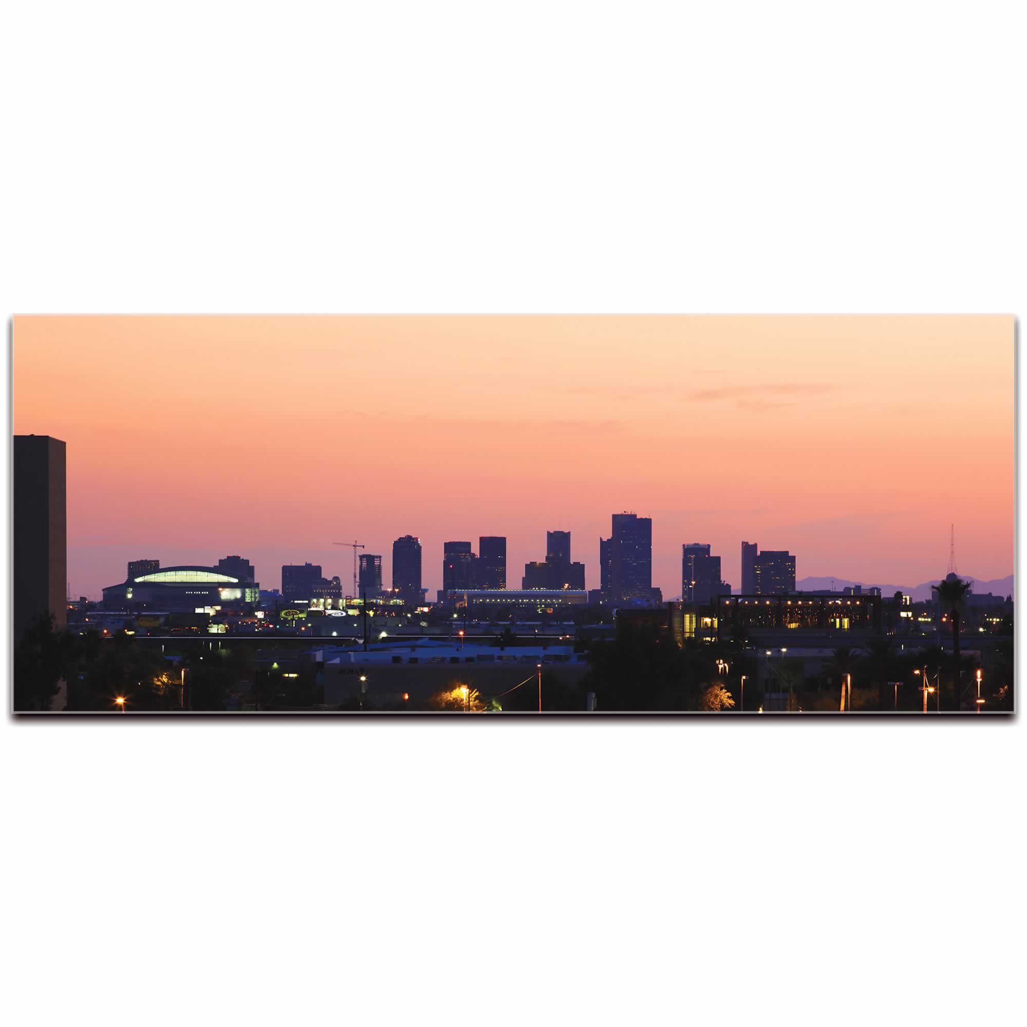 Phoenix City Skyline | Urban Modern Art