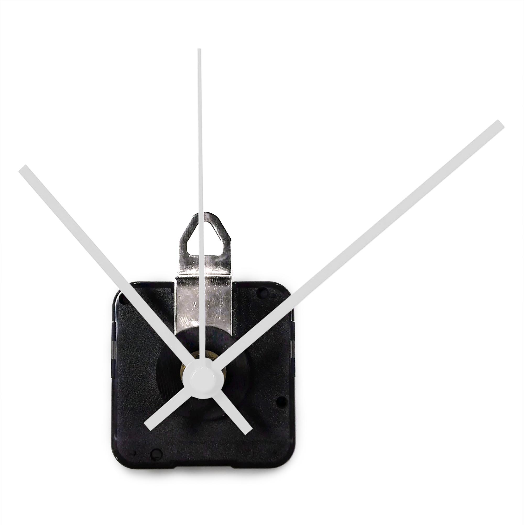 Replacement Clock Motor & Hands Set | Continuous-Sweep, High-Torque Mini Quartz Movement (Modern Style Hands) - AC0001-MOD