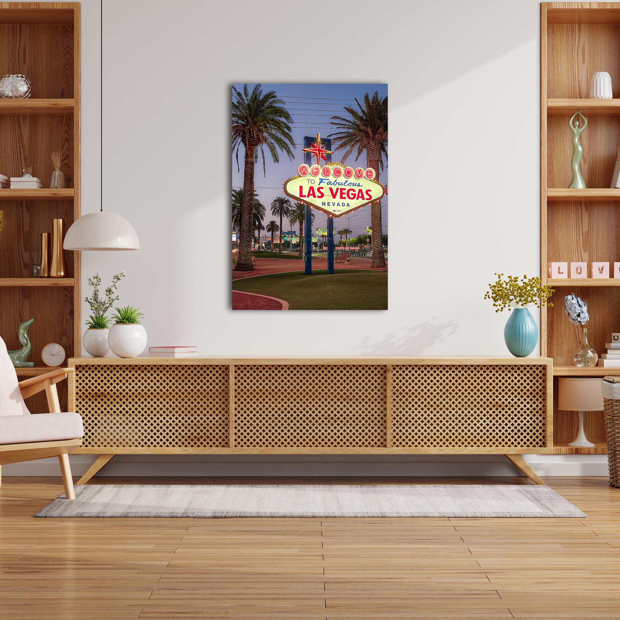 Fabulous Las Vegas by Adam Utz - Las Vegas Prints, Man Cave Decor (22in x 32in) - Lifestyle View