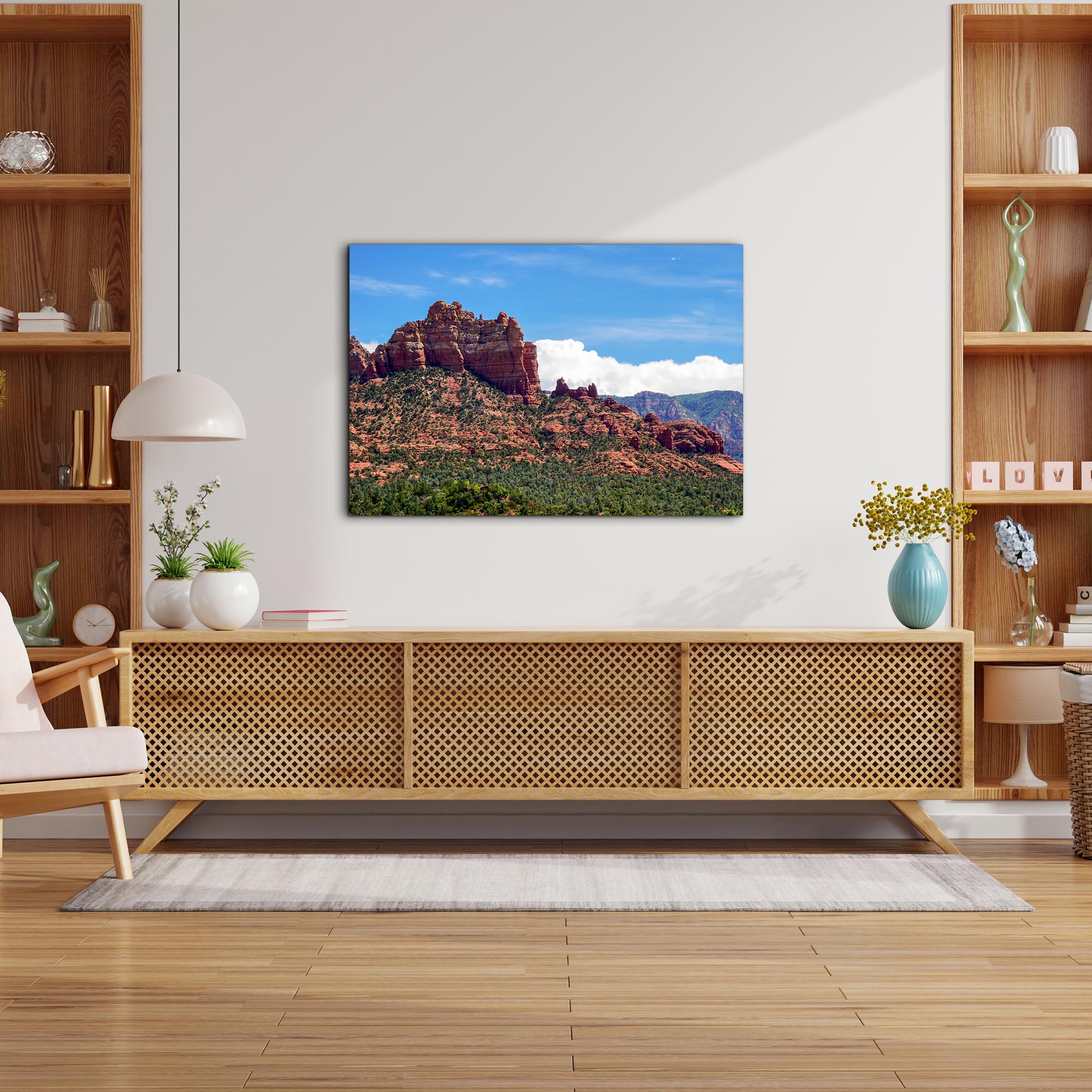 Sedona Overlook by Adam Utz - Desert Art, Southwestern Decor (32in x 22in) - Lifestyle View