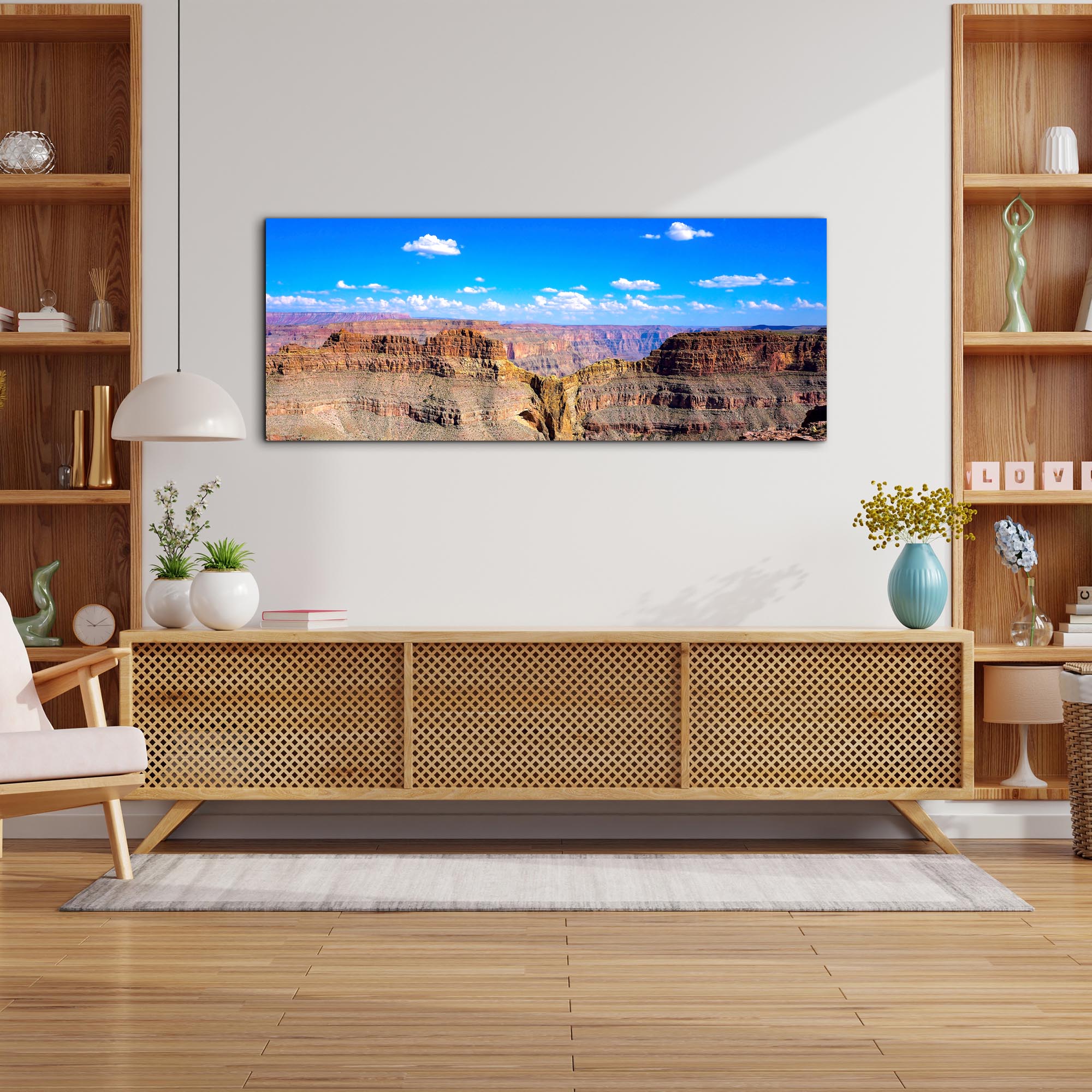 Grand Canyon Expanse by Adam Utz - Desert Art, Southwestern Decor (48in x 19in) - Lifestyle View