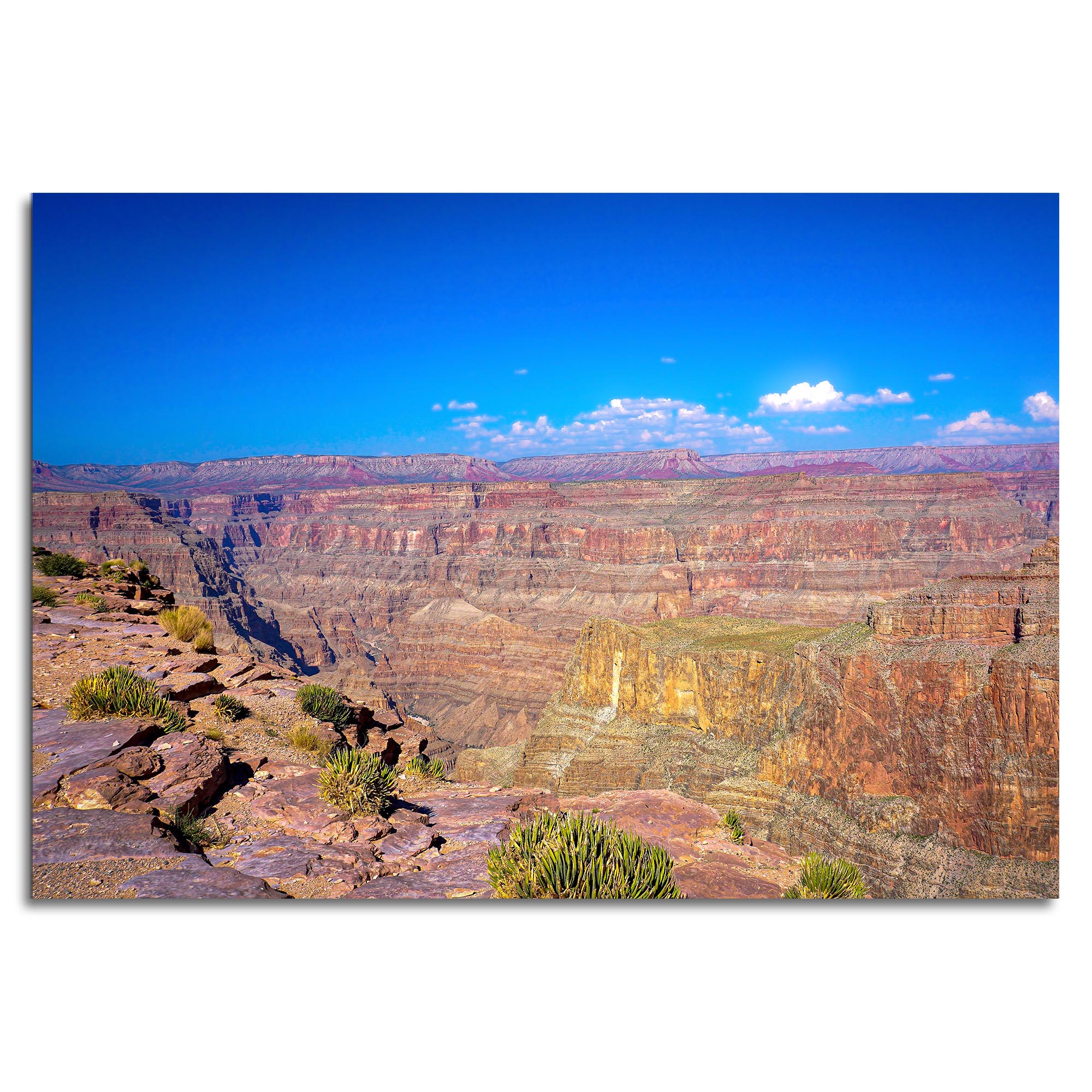 Adam Utz 'Grand Canyon Overlook' 32in x 22in Contemporary Style Desert Art
