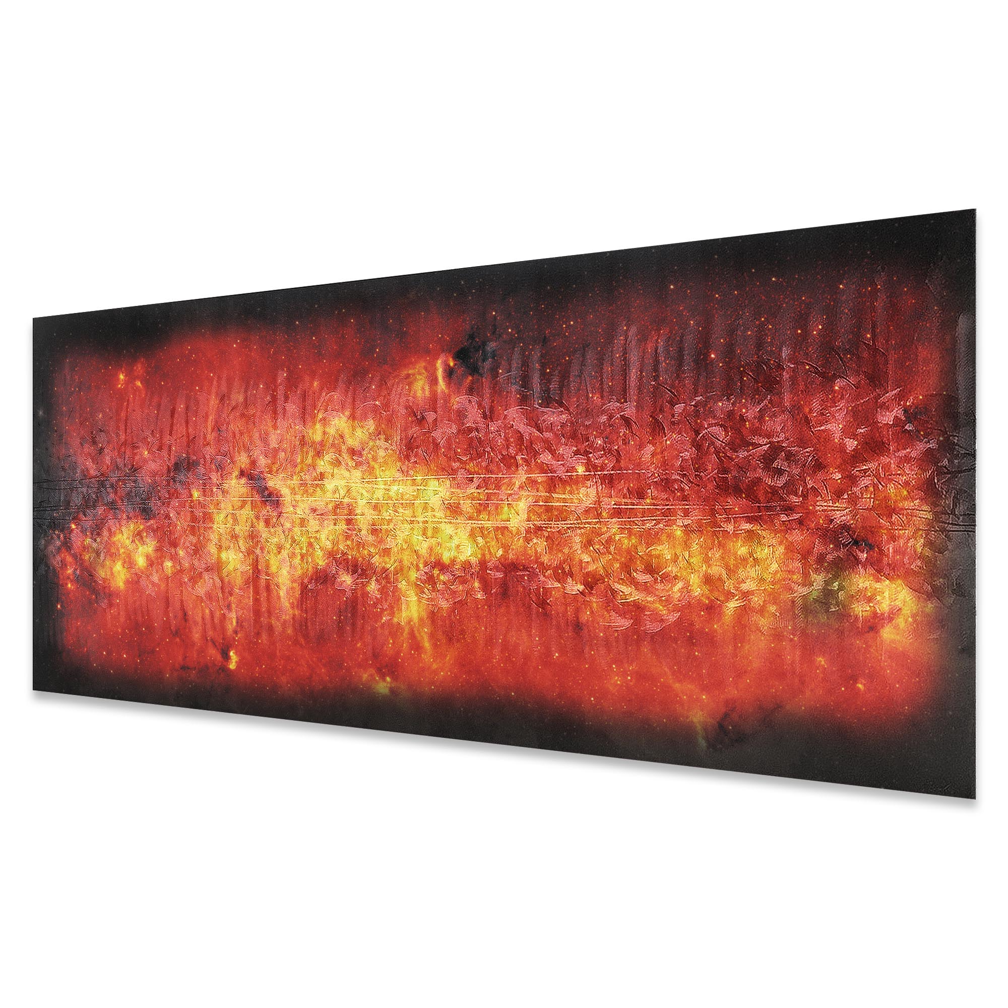 Milky Way Flame by Helena Martin - Original Abstract Art on Ground and Colored Metal - Image 2