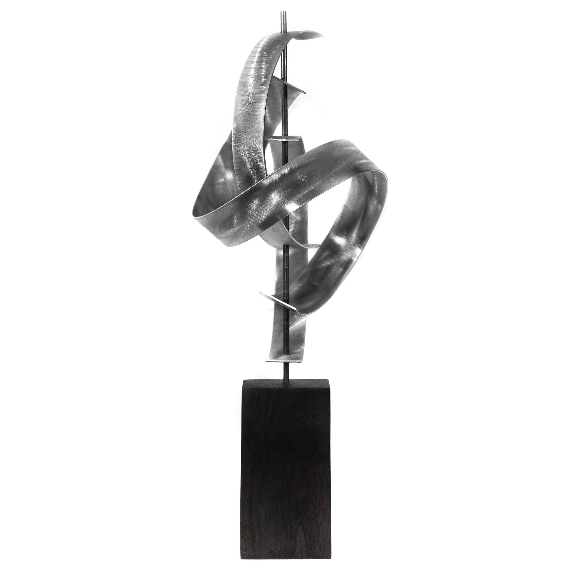 Twist by Jackson Wright - Modern Metal Sculpture, Mid-Century Home Decor - Image 2