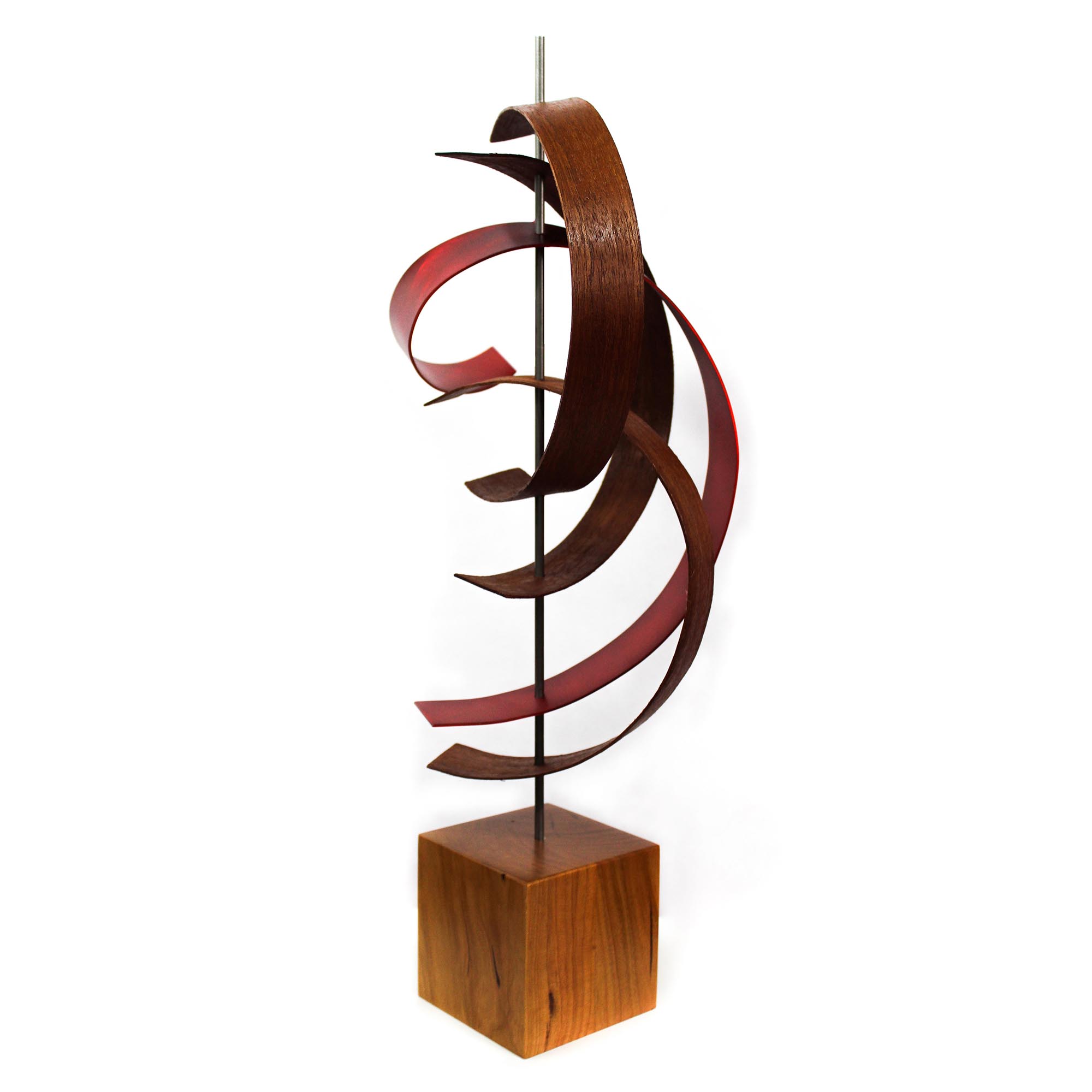 Wind by Jackson Wright - Modern Wood Sculpture, Mid-Century Home Decor - Image 3