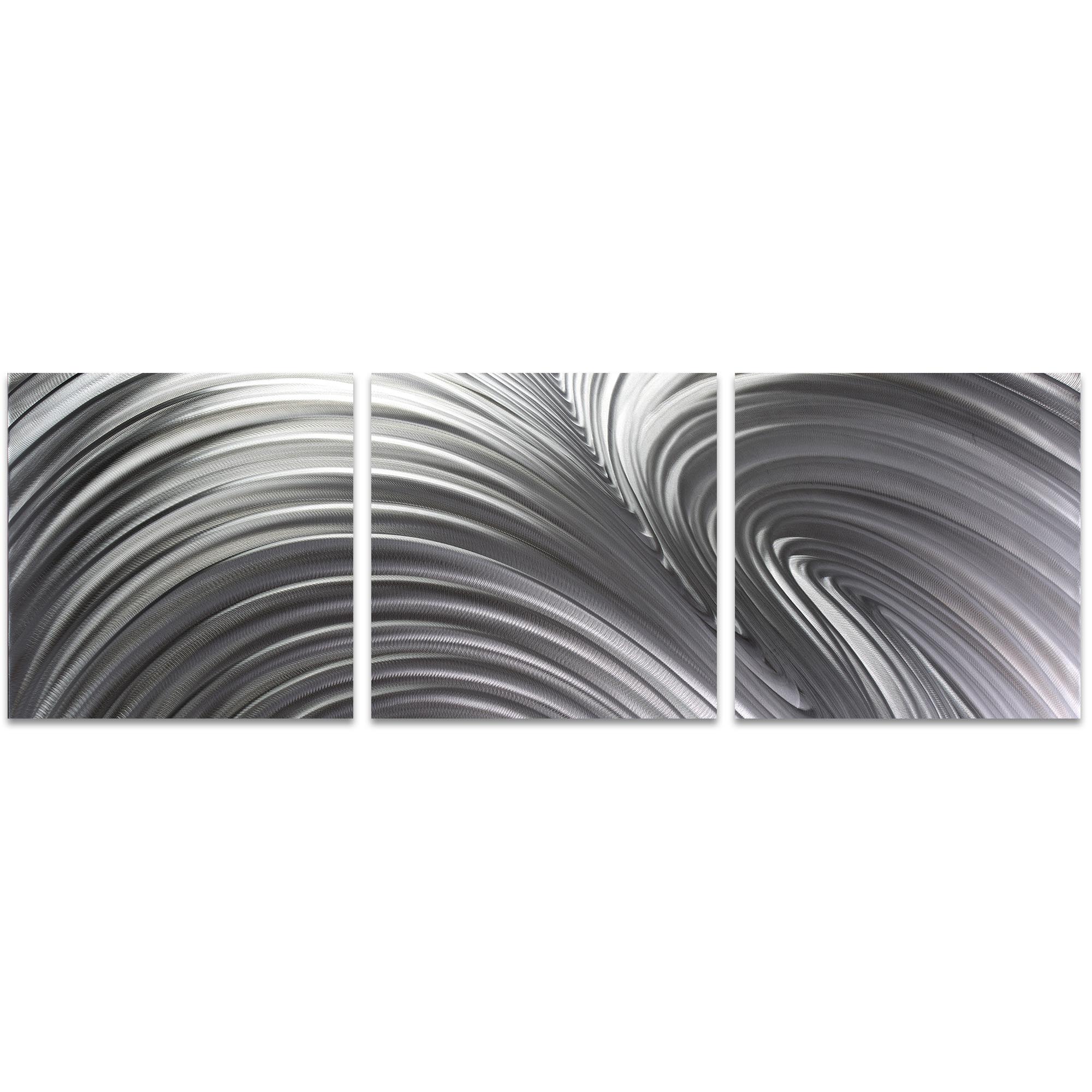 Fusion Triptych Large 70x22in. Metal or Acrylic Contemporary Decor