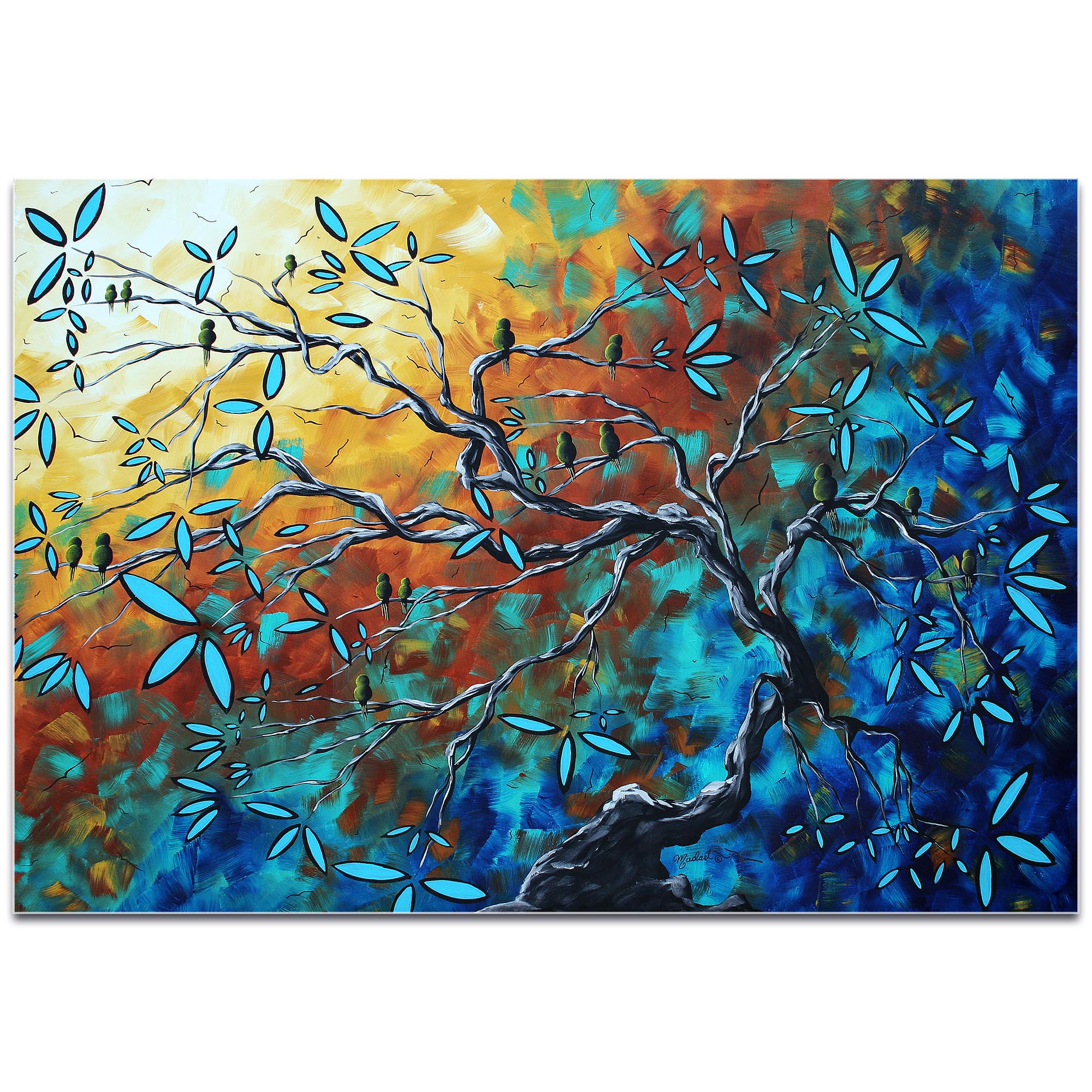 Landscape Painting 'Where the Heart Is' - Abstract Tree Art on Metal or Acrylic - Image 2