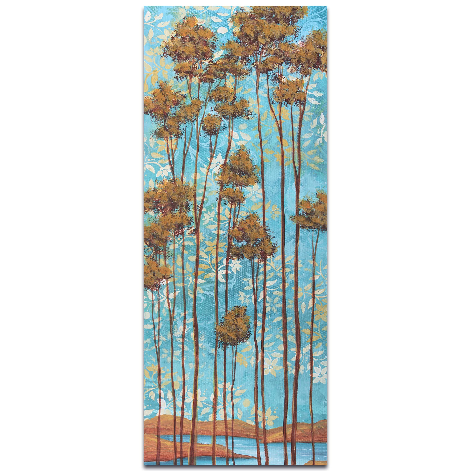 Abstract Tree Art 'Floating Dreams v2' - Landscape Painting on Metal or Acrylic