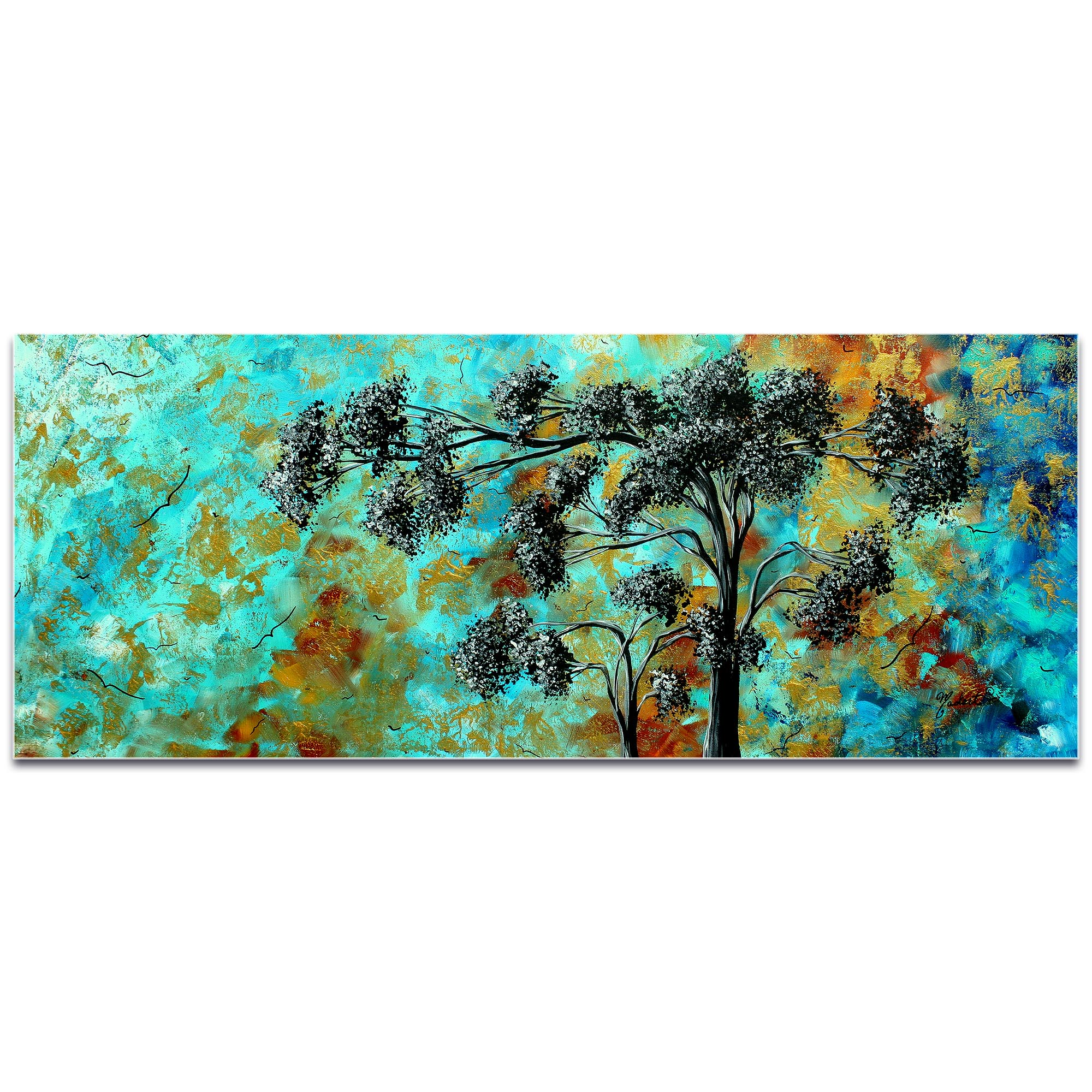 Landscape Painting 'Spring Blooms' - Abstract Tree Art on Metal or Acrylic - Image 2