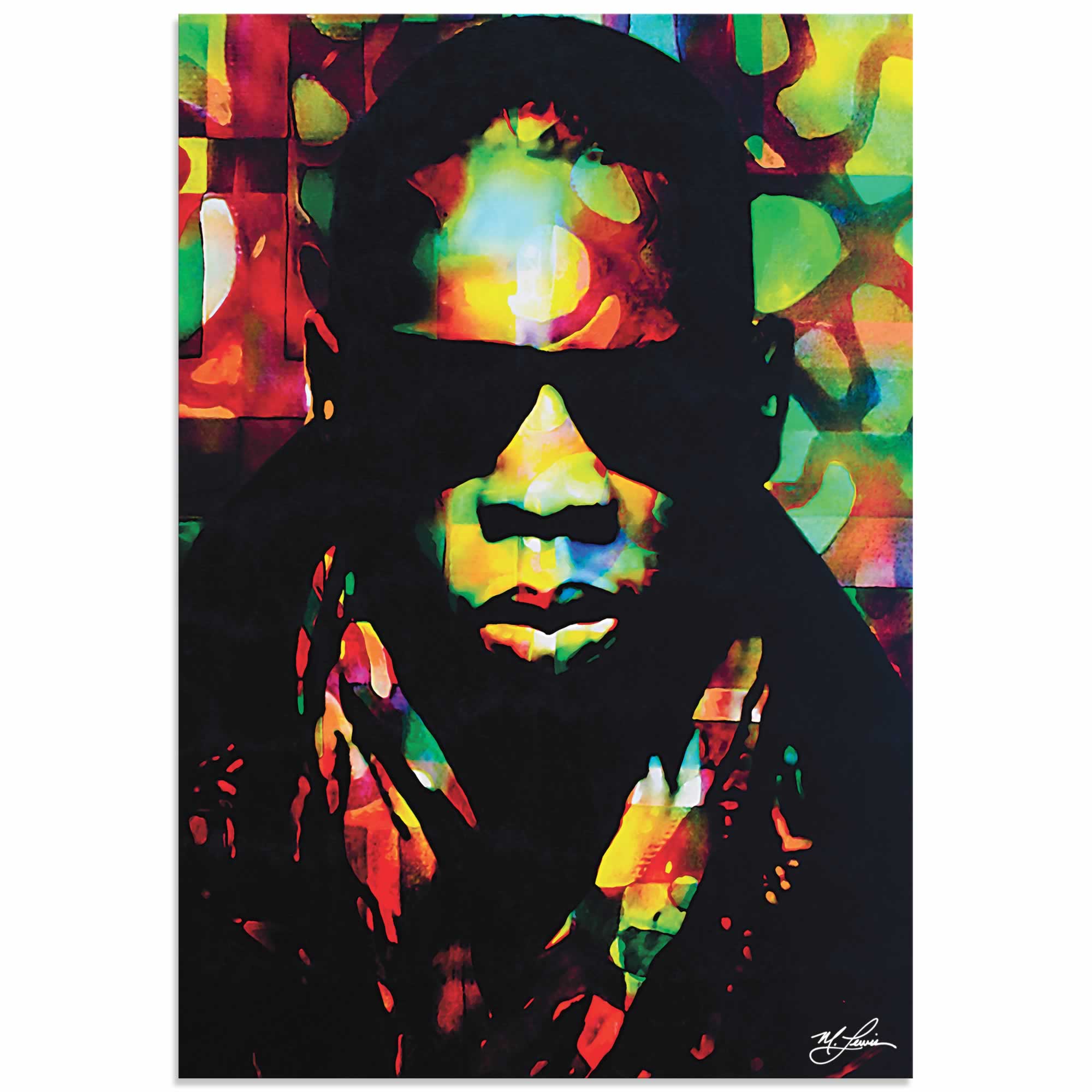 Jay Z Color of a CEO | Pop Art Painting by Mark Lewis, Signed & Numbered Limited Edition - ML0015