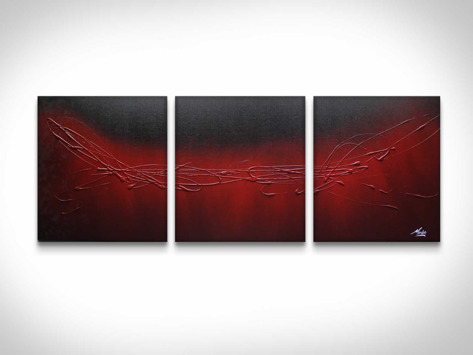 The Red Touch  - Original Canvas Art