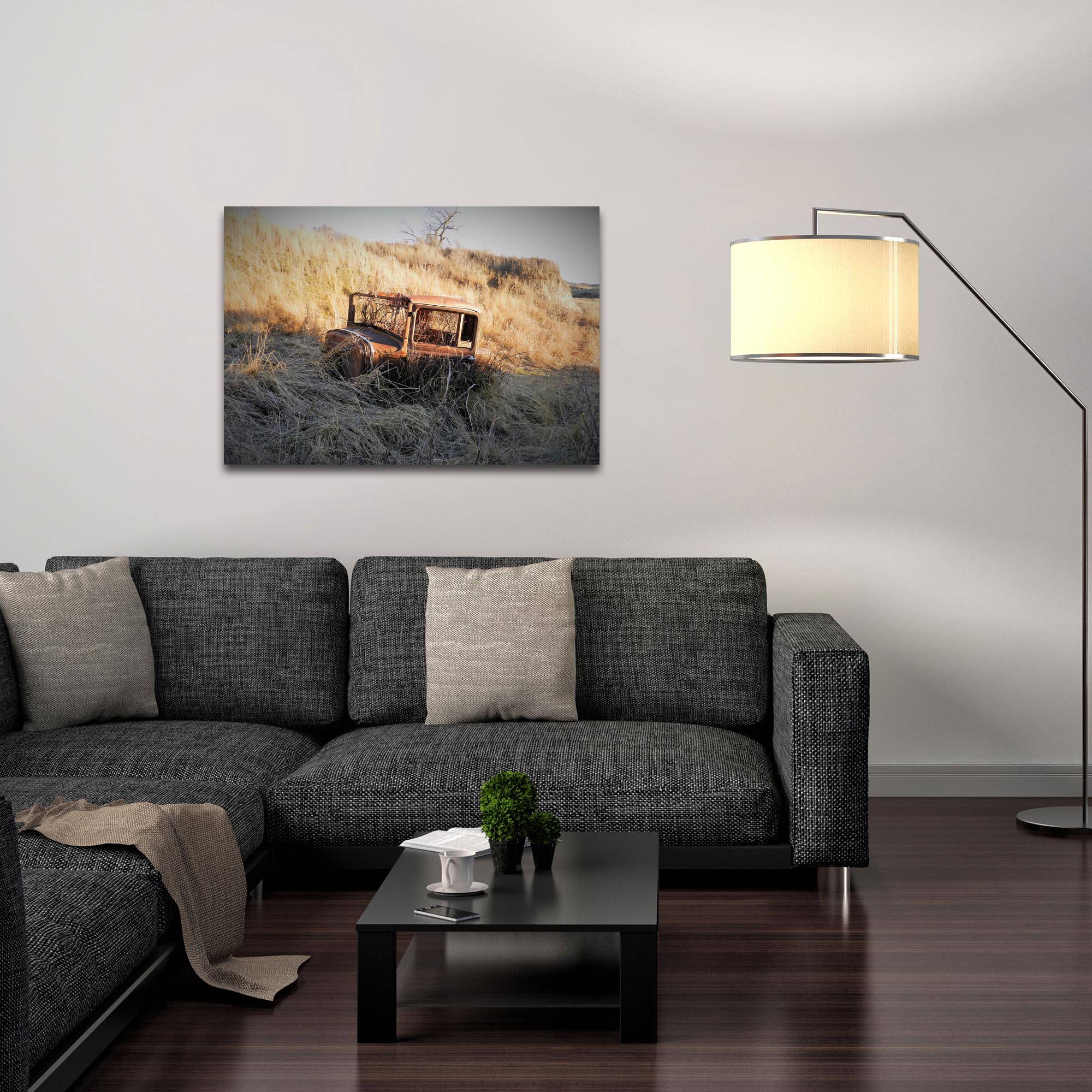 Western Wall Art 'The Passage' - American West Decor on Metal or Plexiglass - Lifestyle View