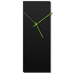Blackout Green Clock 6x16in. Aluminum Polymetal
