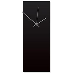Blackout Grey Clock Large 8.25x22in. Aluminum Polymetal