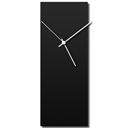 Blackout White Clock 6x16in. Aluminum Polymetal
