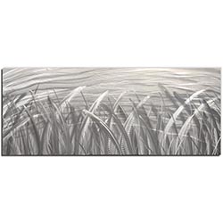 Carlos Jacobs Spartina 60 60in x 24in Contemporary Style Metal Wall Art