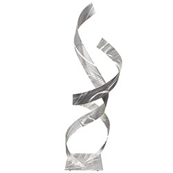 Carlos Jacobs Two Lovers 10in x 33in Contemporary Style Metal Sculpture