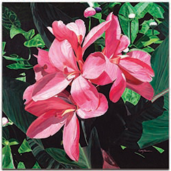 Traditional Wall Art Exotic Lilies - Floral Decor on Metal or Plexiglass