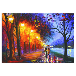 Alley By The Lake - Modern Metal Wall Art