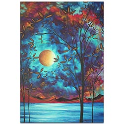 Coastal Landscape Visionary Delight - Abstract Tree Art on Metal or Acrylic