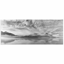Morning Mist by Marloes van Pareren - Black and White Photography on Metal or Acrylic