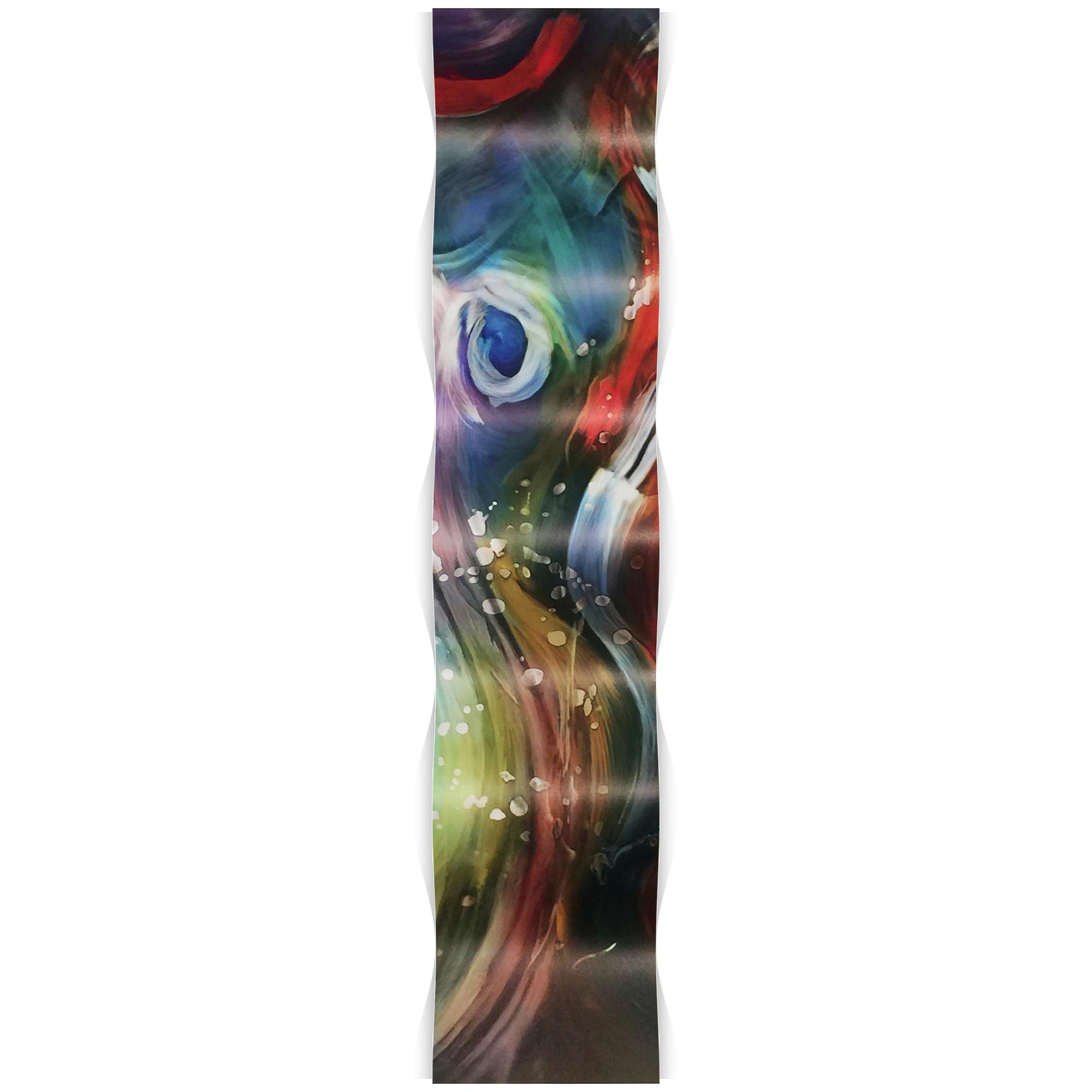 Esne Wave 9.5x44in. Metal Eclectic Decor - Image 2