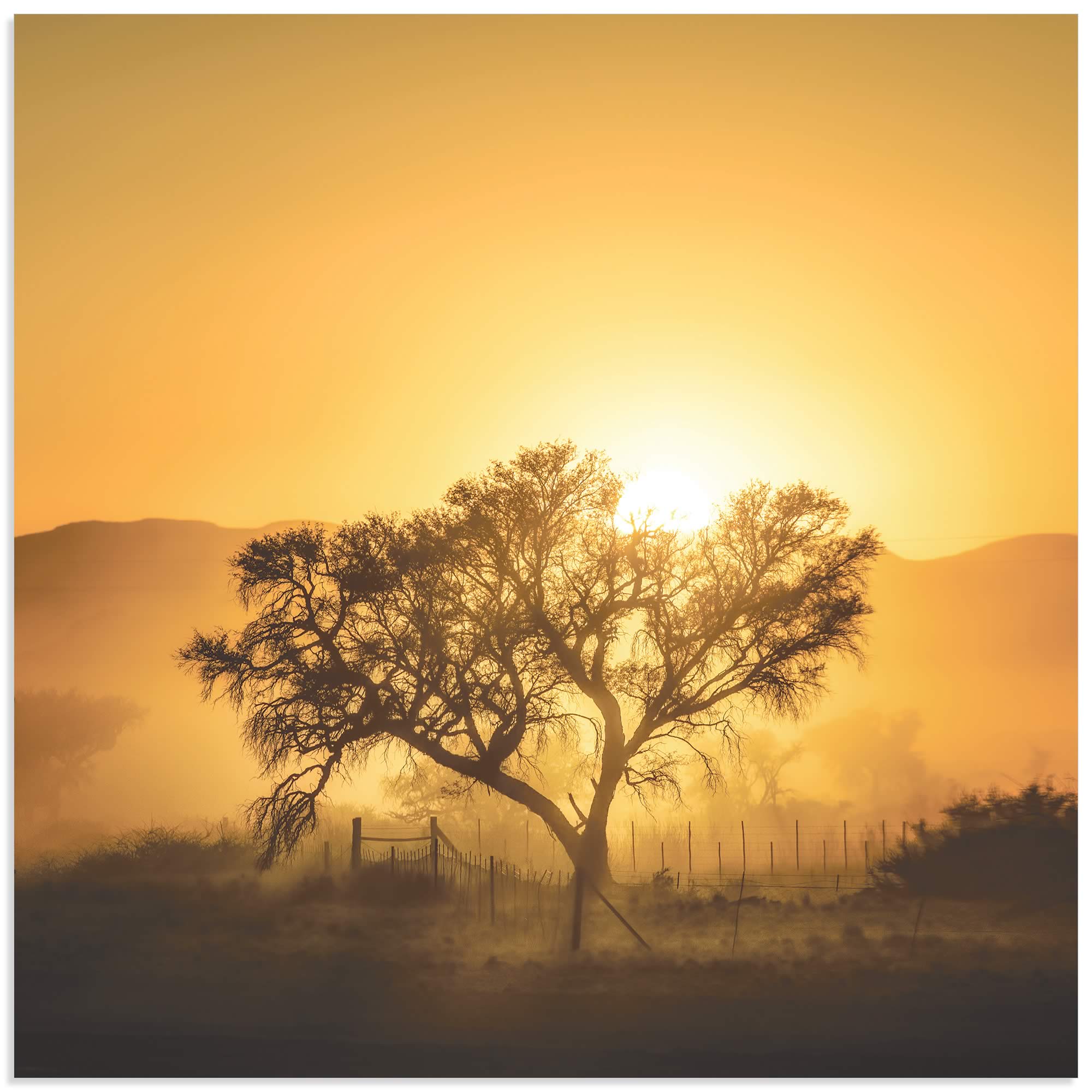 Golden Sunrise by Piet Flour - Landscape Photography on Metal or Acrylic