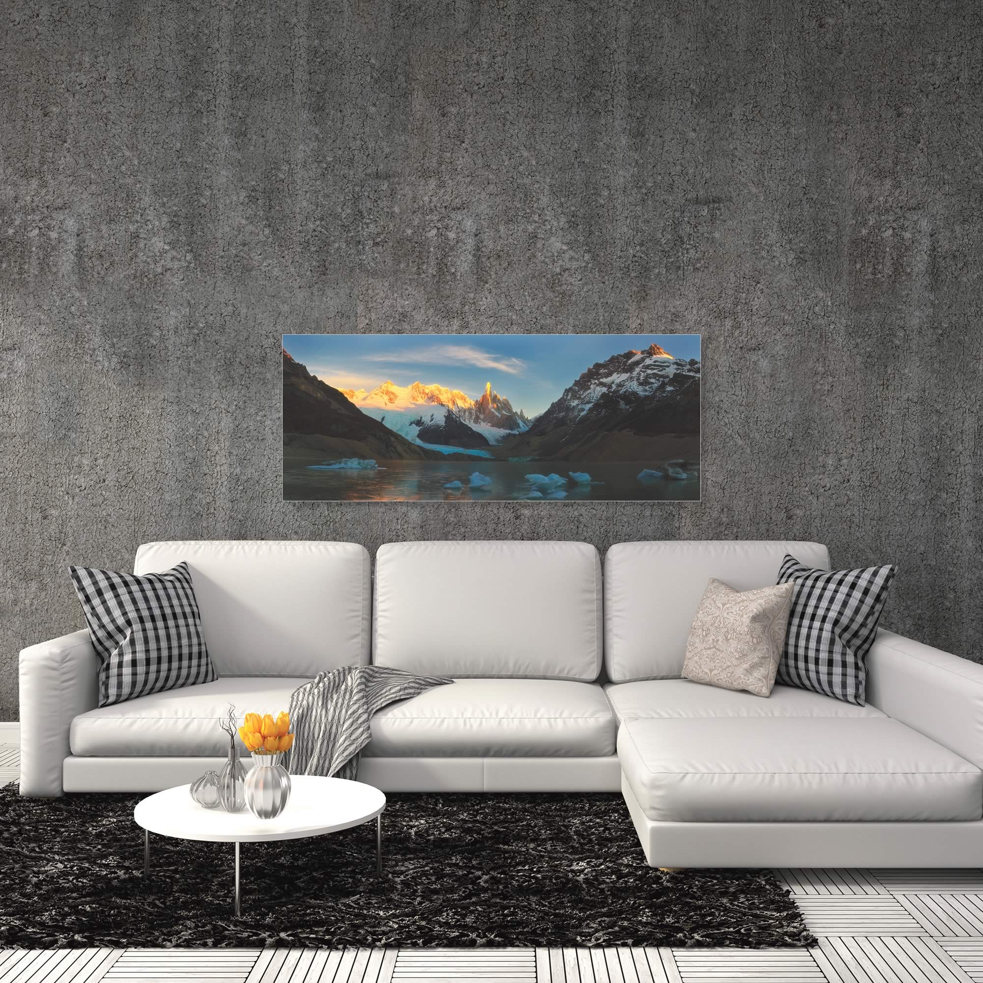 Morning Light at Cerro Torre by Yan Zhang - Mountain Photography on Metal or Acrylic - Alternate View 1